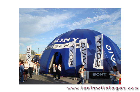 Inflatable Dome Tent - Sony Vaio